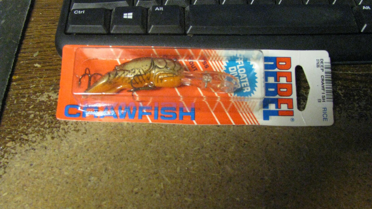 Deep Crawfish Fishing Lure - 3/8 oz NOS Bait for Bass & Crappie