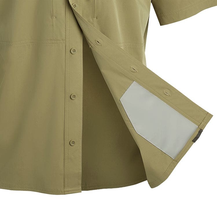 Pnuma Outdoors Short Sleeve Shooting Shirt - Dark Herb UPF 30+
