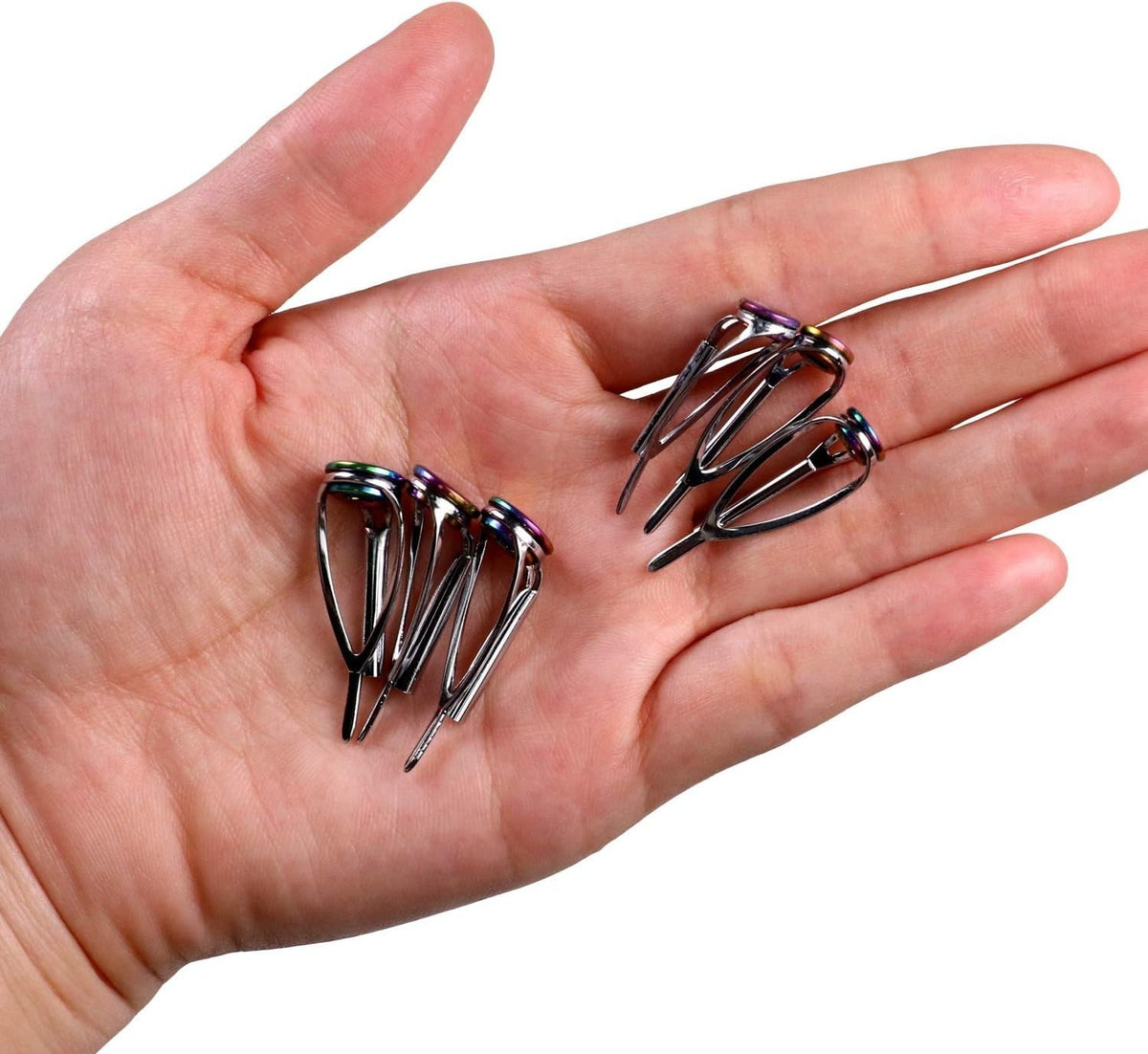 Fishing Rod Tip Repair Kit 40/75pcs Stainless Steel Guides with Ceramic Ring