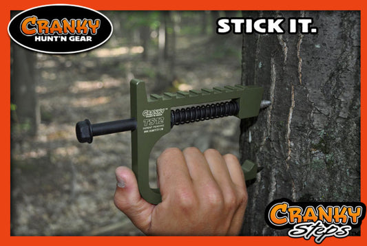 Tree Climbing Steps Kit - Aluminum Tree Steps with Holster & Wrench