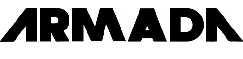 Armada Ski & Snowboard Sticker Decal - 8x1 Inch Black Die Cut