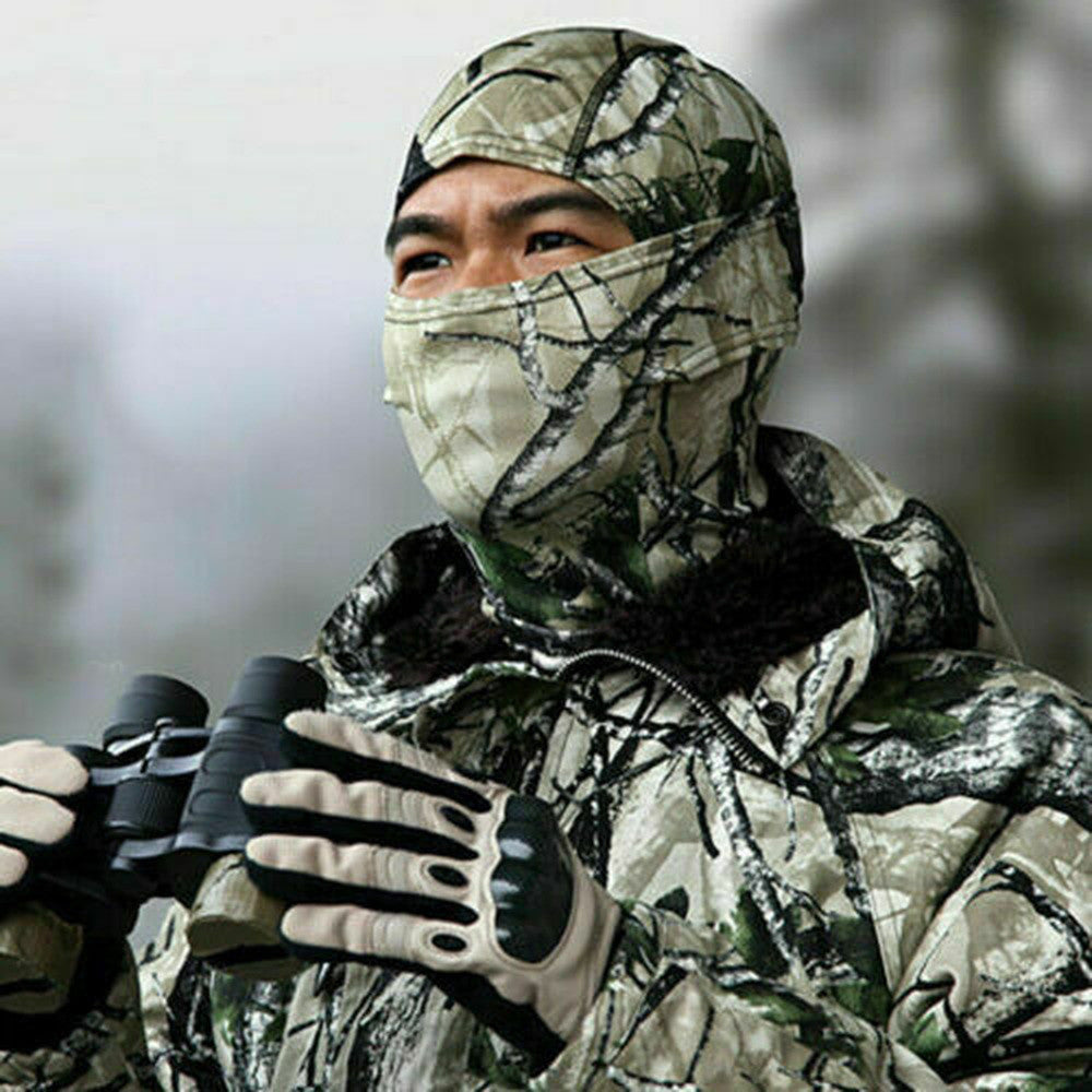 Men's Tactical Full Face Mask Outdoor Army Balaclava Breathable Helmet