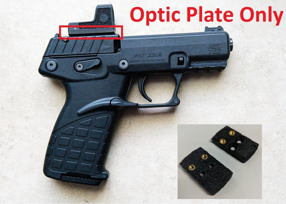 Red Dot Optic Mount Adapter Plate for Kel-Tec P17 - Universal RMSc Footprint