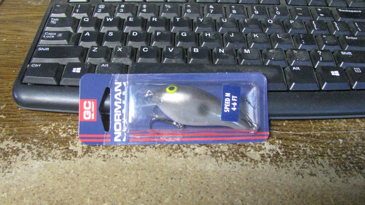 Norman Speed N Crankbait 1/2 oz Diver Fishing Lure - Holy Shad Color