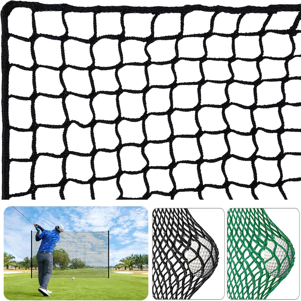 Outdoor Practice Net for Golf, Baseball, Hockey & More - Weatherproof Barrier Netting