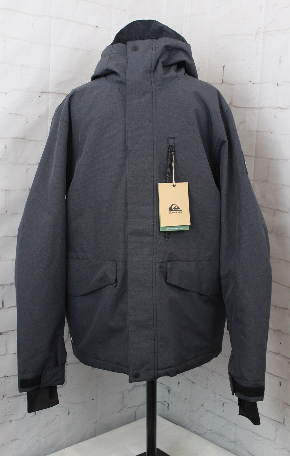 Men's Insulated Snow Jacket with Waterproof & Recycled Materials XL