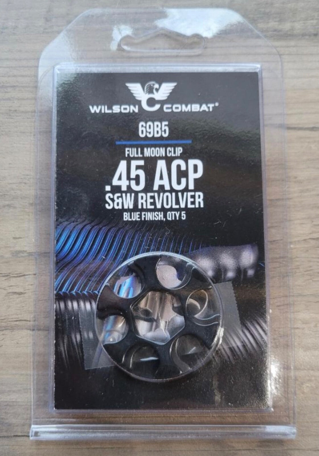 Moon Clips for .45 ACP Revolvers - 6 Round Blue 5-Pack for Smith & Wesson