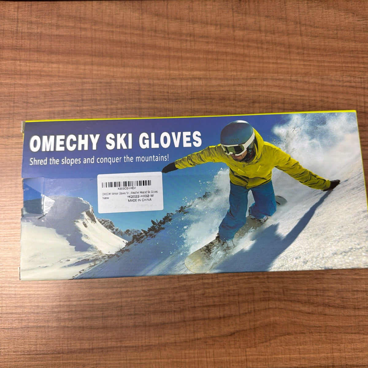 Omechy Ski Gloves - Warm Waterproof Winter Gloves for Snow Sports