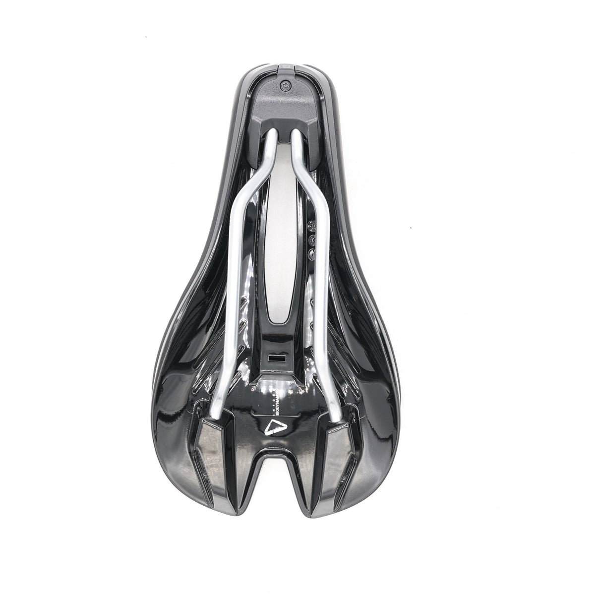 Bontrager Hilo Comp Triathlon Saddle 134mm Split Nose Steel Rails