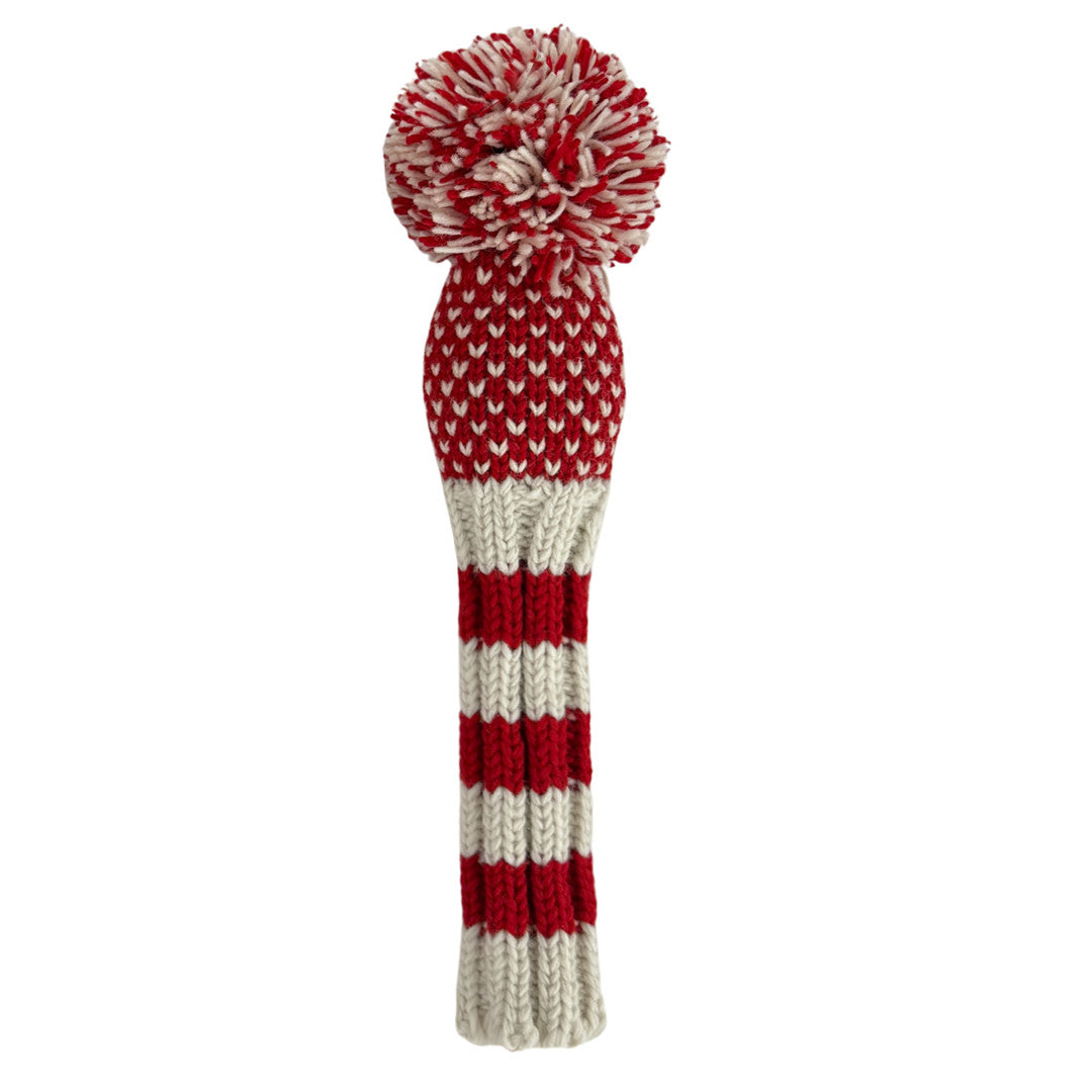 Hand Knit Wool Golf Headcover for Hybrids & Utility Clubs - Sunfish