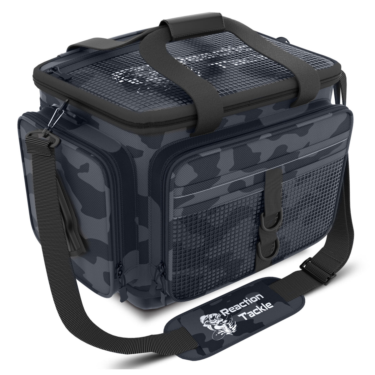 Saltwater Resistant Fishing Tackle Bag with Multiple Storage Compartments