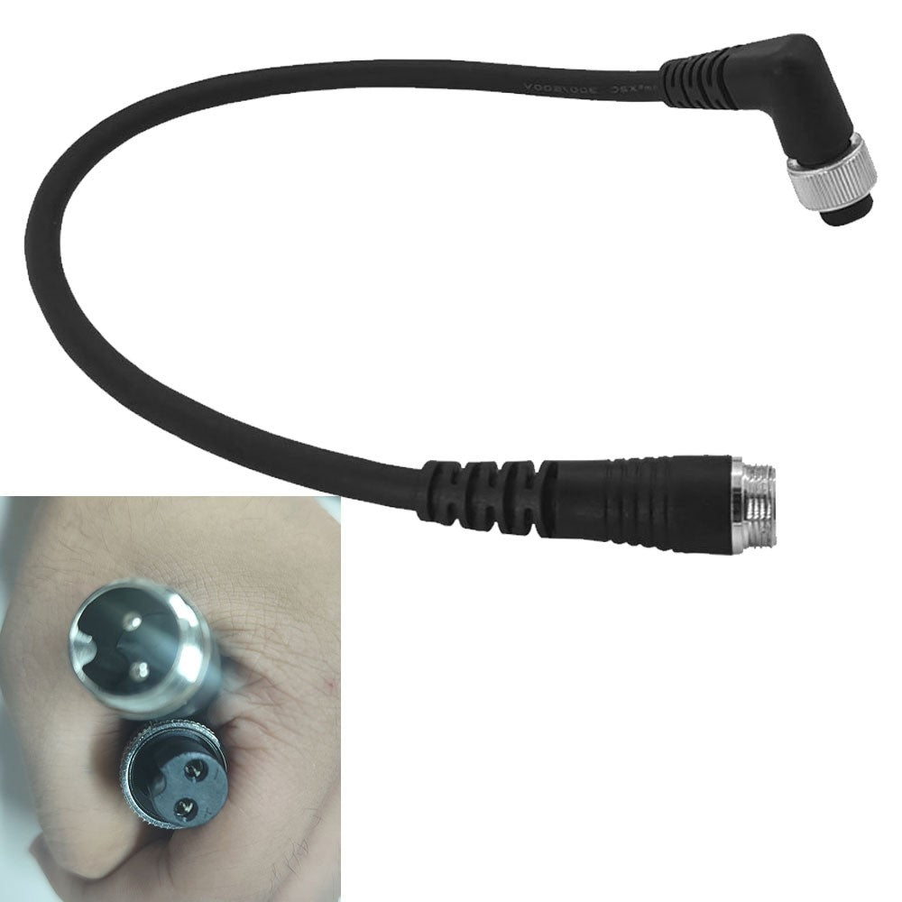 45cm Right Angle Battery Power Cord for Daiwa Shimano Electric Reels