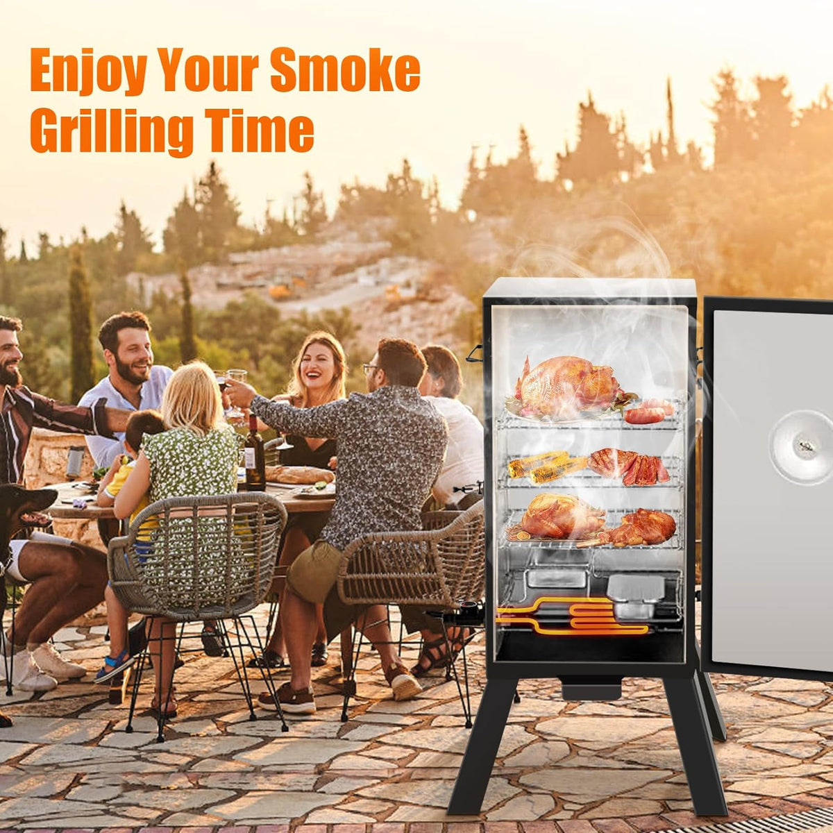 1500W Electric Smoker Heating Element for Masterbuilt & Other Smokers