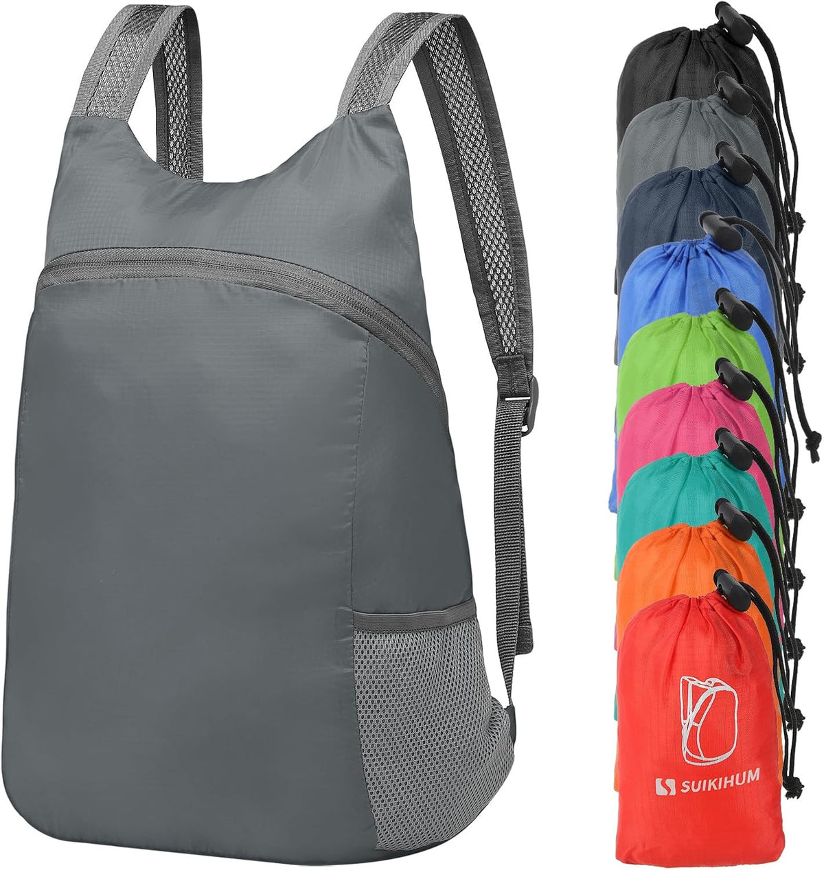 Ultra Lightweight Foldable Hiking Backpack 20L Water-Resistant Daypack