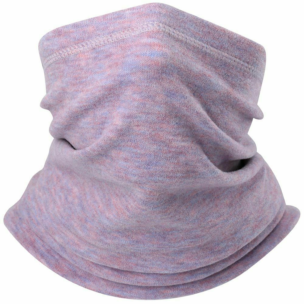 Winter Windproof Fleece Neck Gaiter Face Mask Scarf for Cold Weather