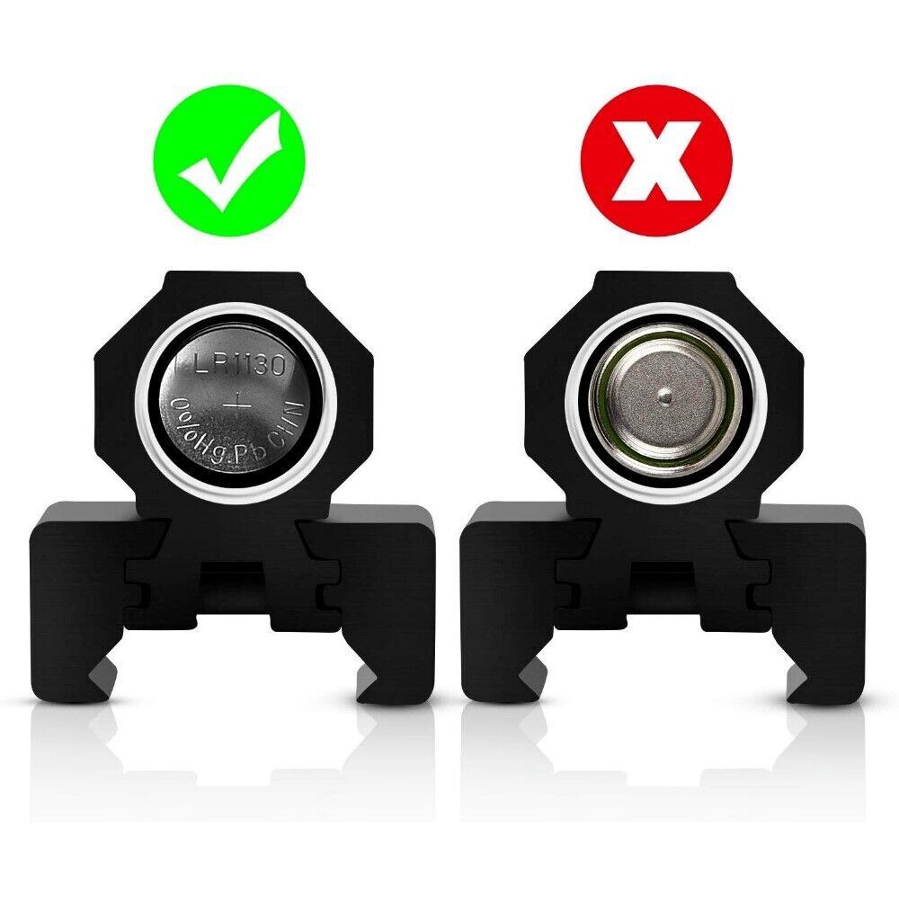 2 Pack Tactical Red for Pistols & Rifles 20mm Rail Mount