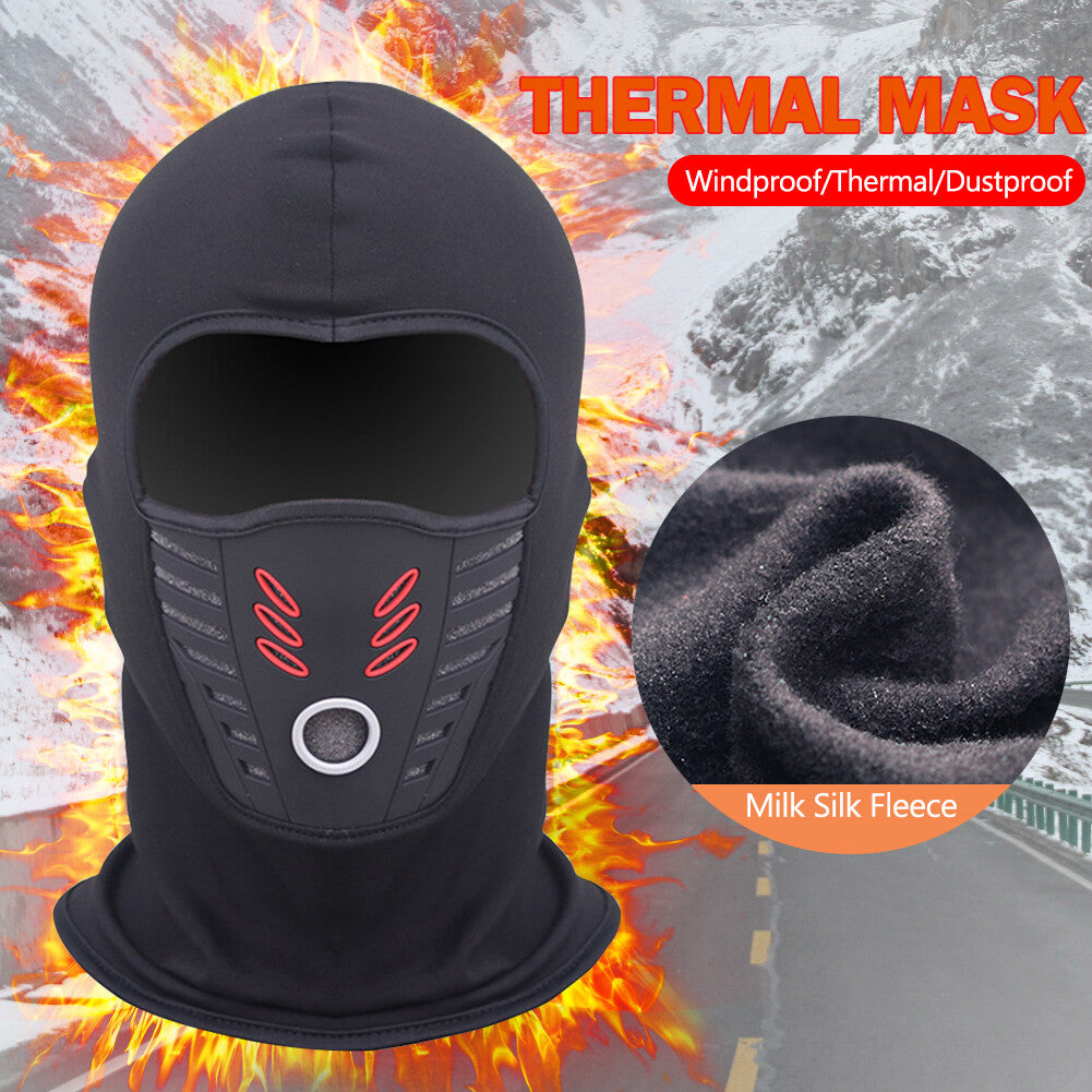 Winter Fleece Ski Mask with Neck Warmer for Men Women - Full Face Balaclava