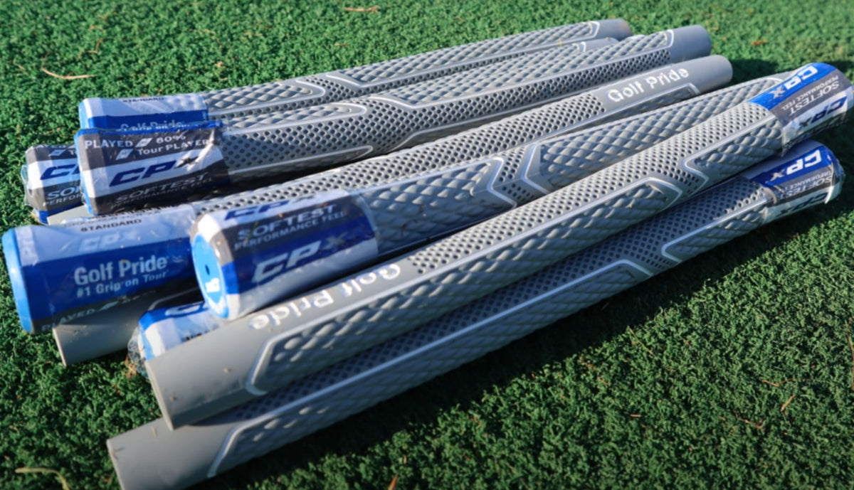 Golf Pride CPX Golf Club Grips Midsize Jumbo & Undersize Blue Gray