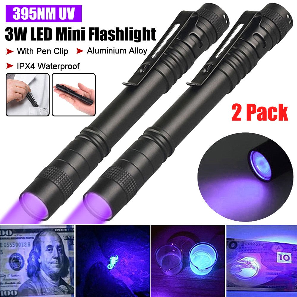 UV Flashlight Torch for Pet Stain Detection Rechargeable UV Light