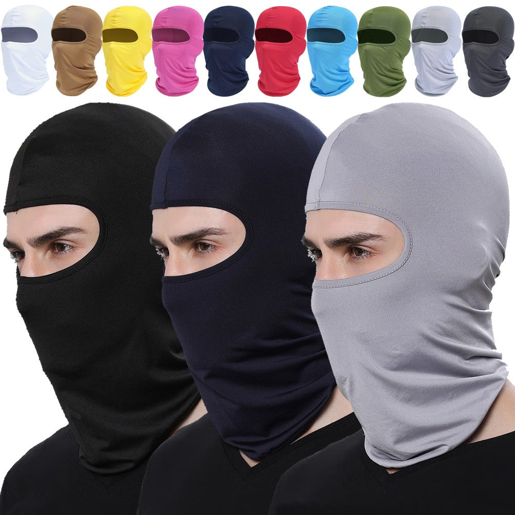 Full Face Motorcycle Mask Windproof UV Protection Ski Mask Balaclava