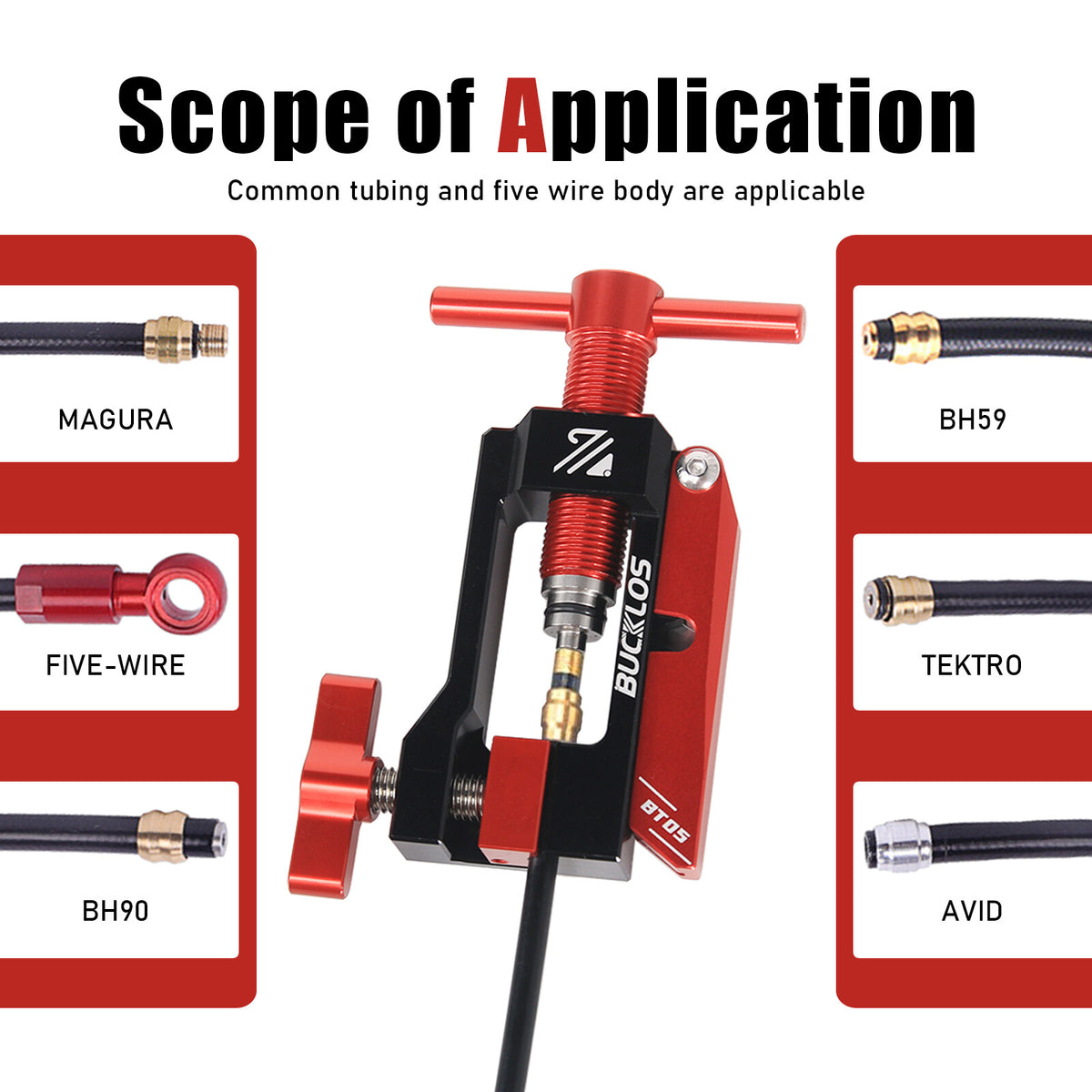 Bicycle Hydraulic Disc Brake Oil Needle Tool and Hose Cutter Kit