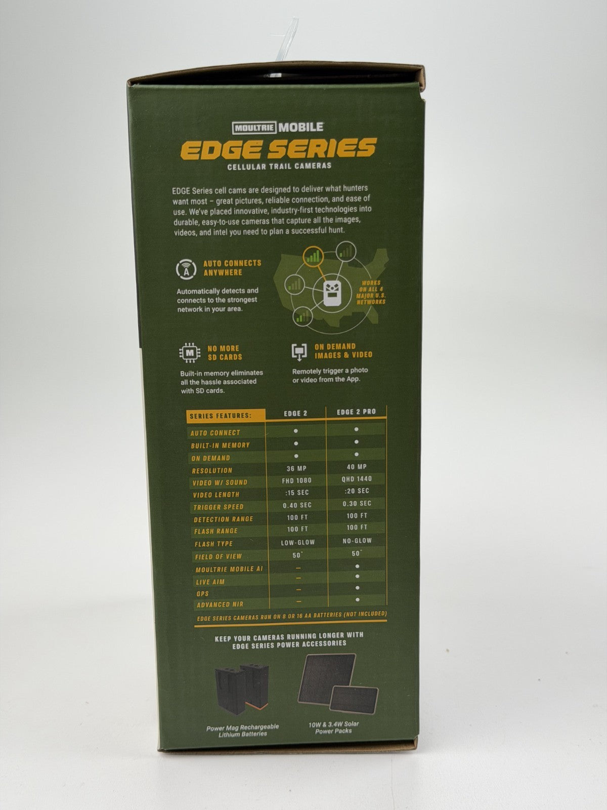 Moultrie Mobile Edge 2 Cellular Trail Camera 36MP Night Vision