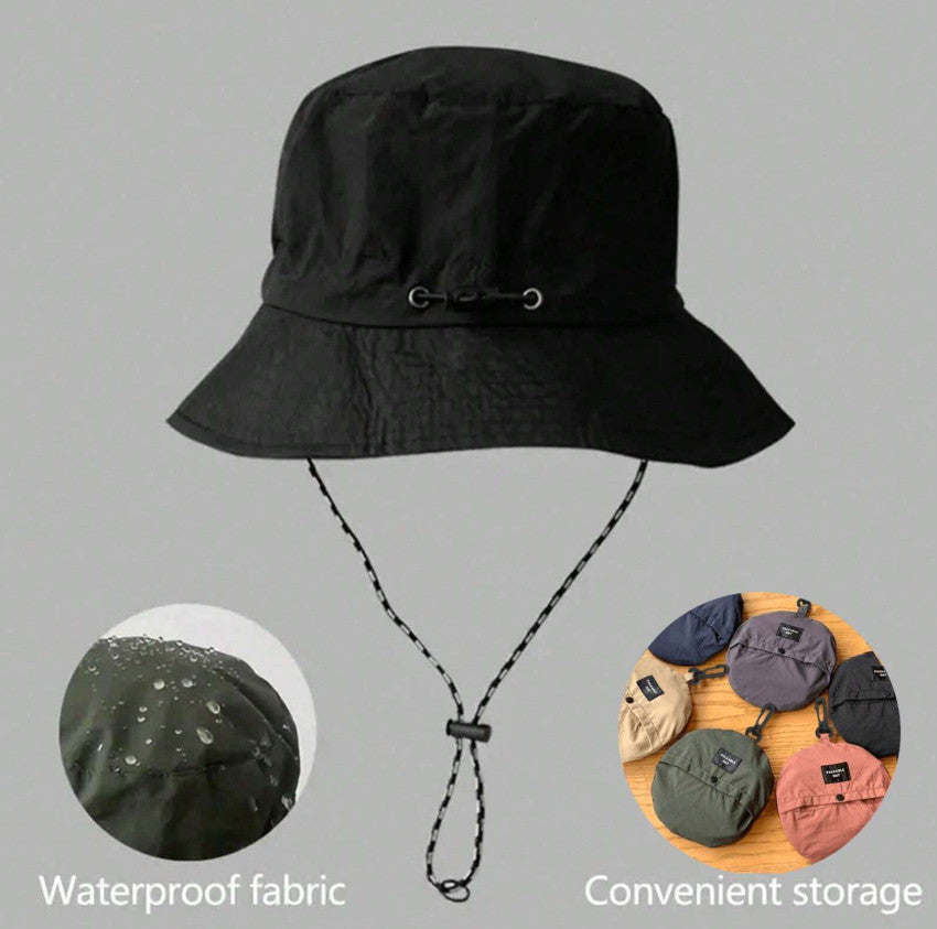 Waterproof Quick-Dry Bucket Hat for Outdoor Activities Hiking Camping