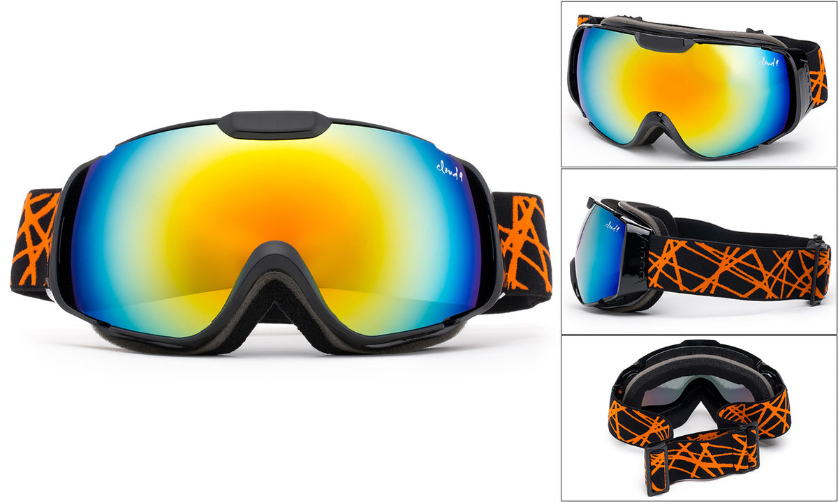 Kids Snow Ski Goggles Dual Lens Youth Ski Goggle with Pouch - Multiple Colors