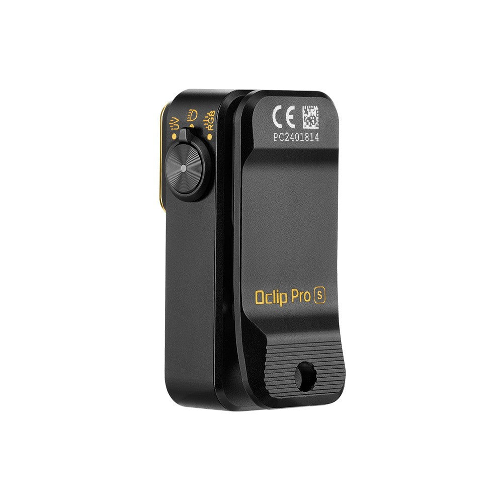 Multifunctional EDC Clip Light with 600 Lumens UV RGB Modes - Rechargeable