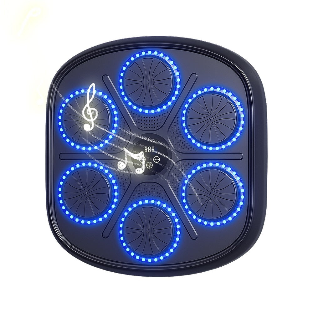 Bluetooth Music Boxing Target Wall Mount with LED Lights for Indoor Training