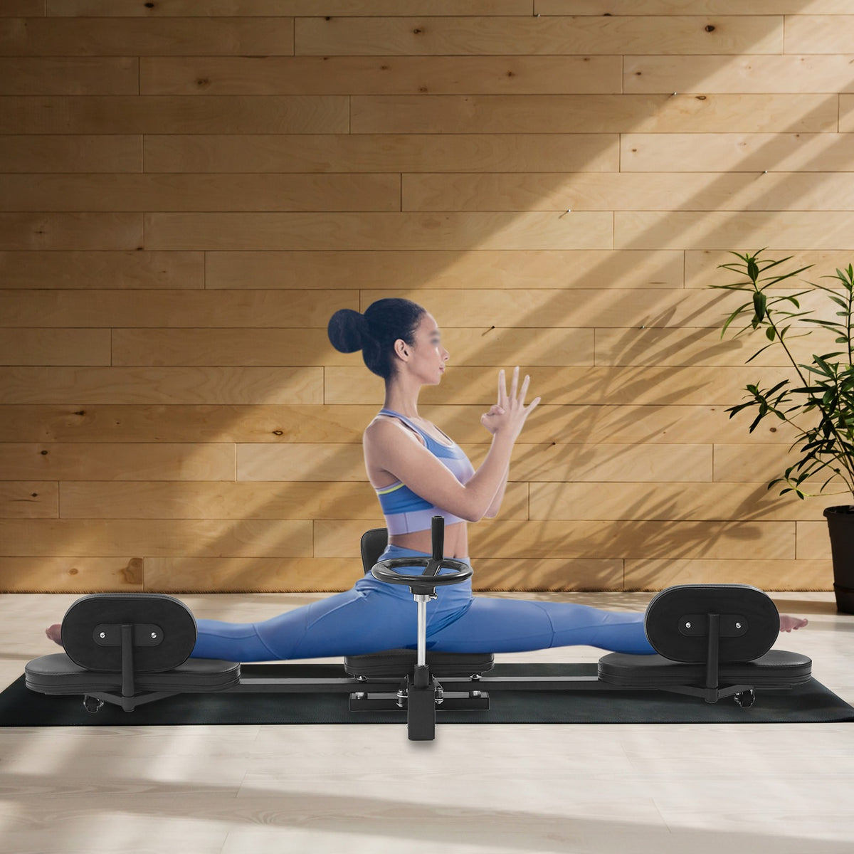 Adjustable Leg Stretching Equipment for Home Fitness 180° Flexibility Trainer