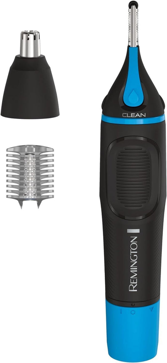 Remington Nose, Ear & Detail Trimmer with Waterproof & Clean Boost Technology - Blue