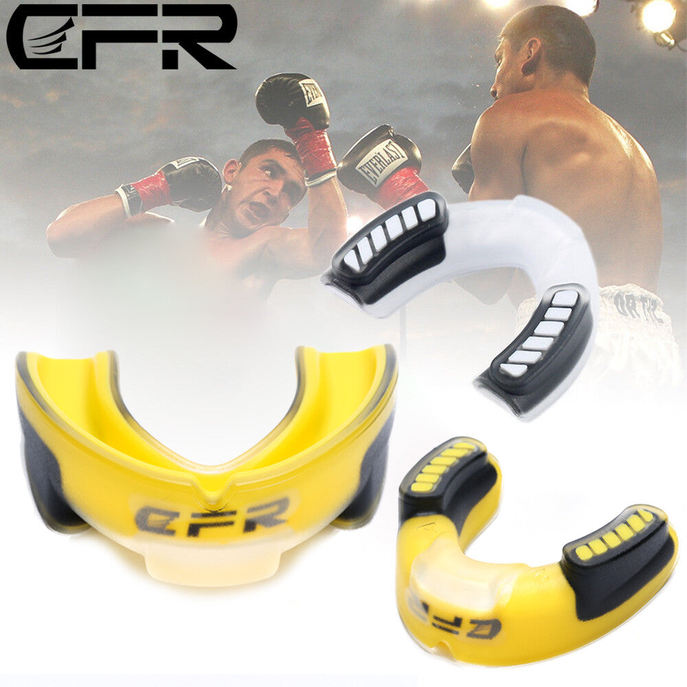 Sports Mouthguard Gum Shield Boil & Bite Protective Gear for Contact Sports