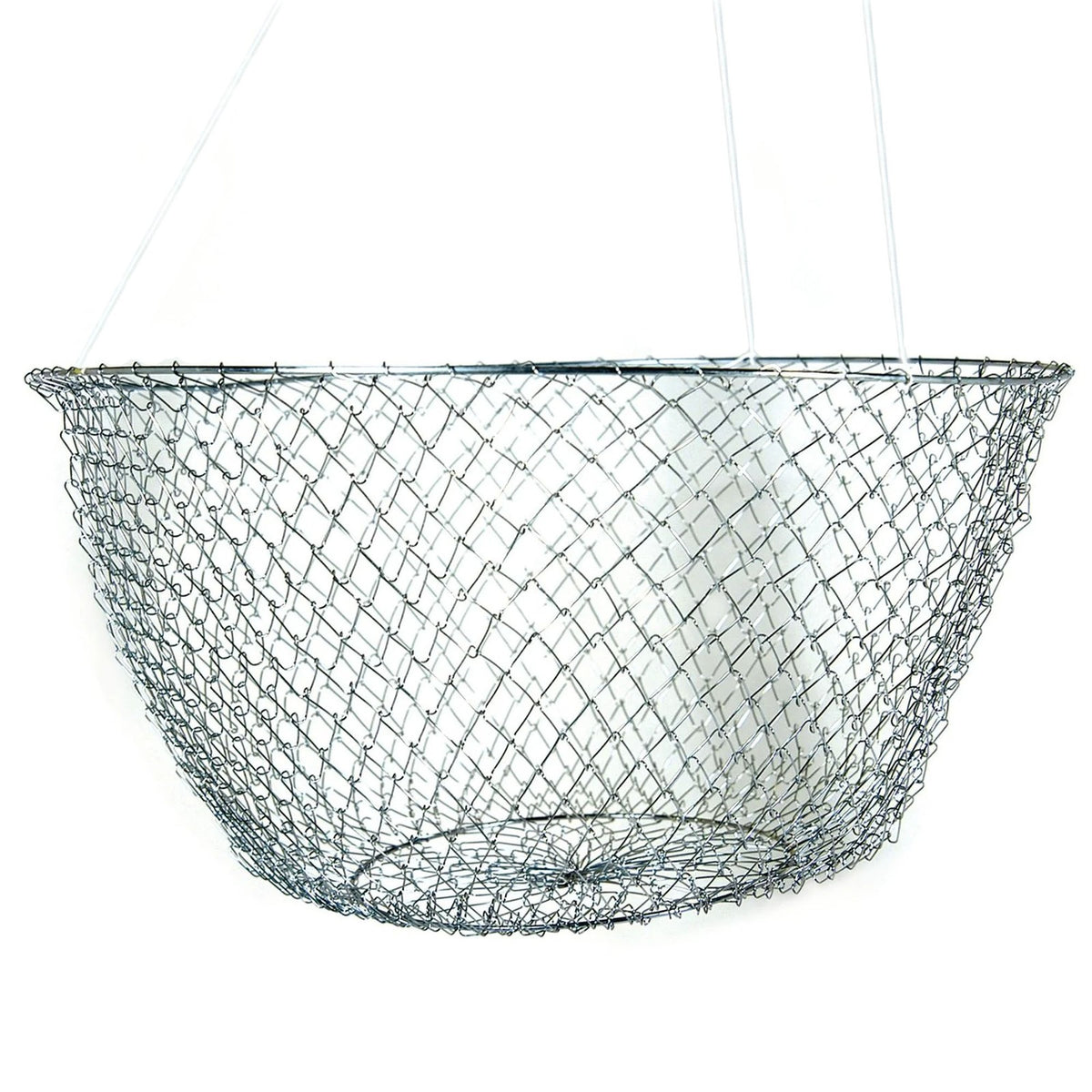 Eagle Claw Two-Ring Wire Mesh Crab Net for Crabbing from Docks and Piers