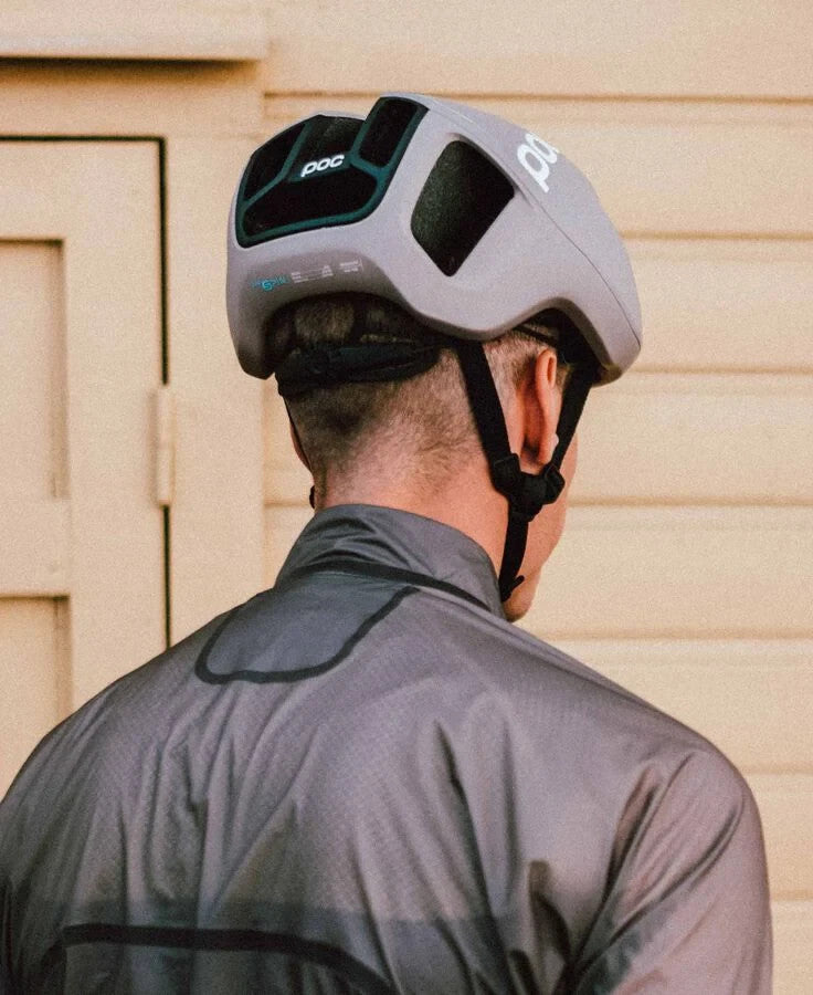 Small Road Bike Helmet Aerodynamic Safety Ventilation - Matte Moonstone Grey