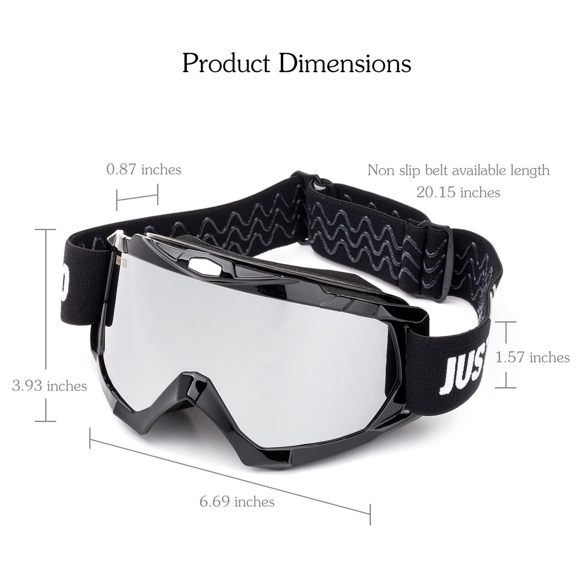 Dual-Layer Anti-Fog Ski Goggles with UV Protection for Snowboarding and Skiing