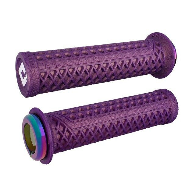 Lock On Mountain Bike Grips - Flanged Handlebar Grips for MTB BMX ATV