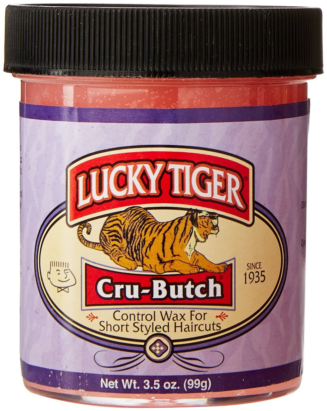 Men's Hair Wax for Strong Hold & Classic Grooming 3.5oz - Lucky Tiger