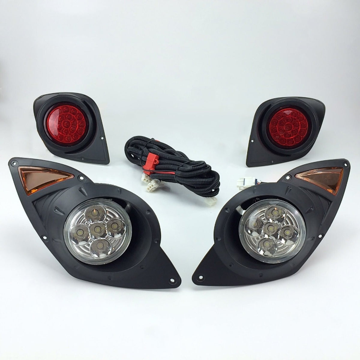 Golf Cart LED Headlight and Taillight Kit for Yamaha G29 YDR 2007-2016