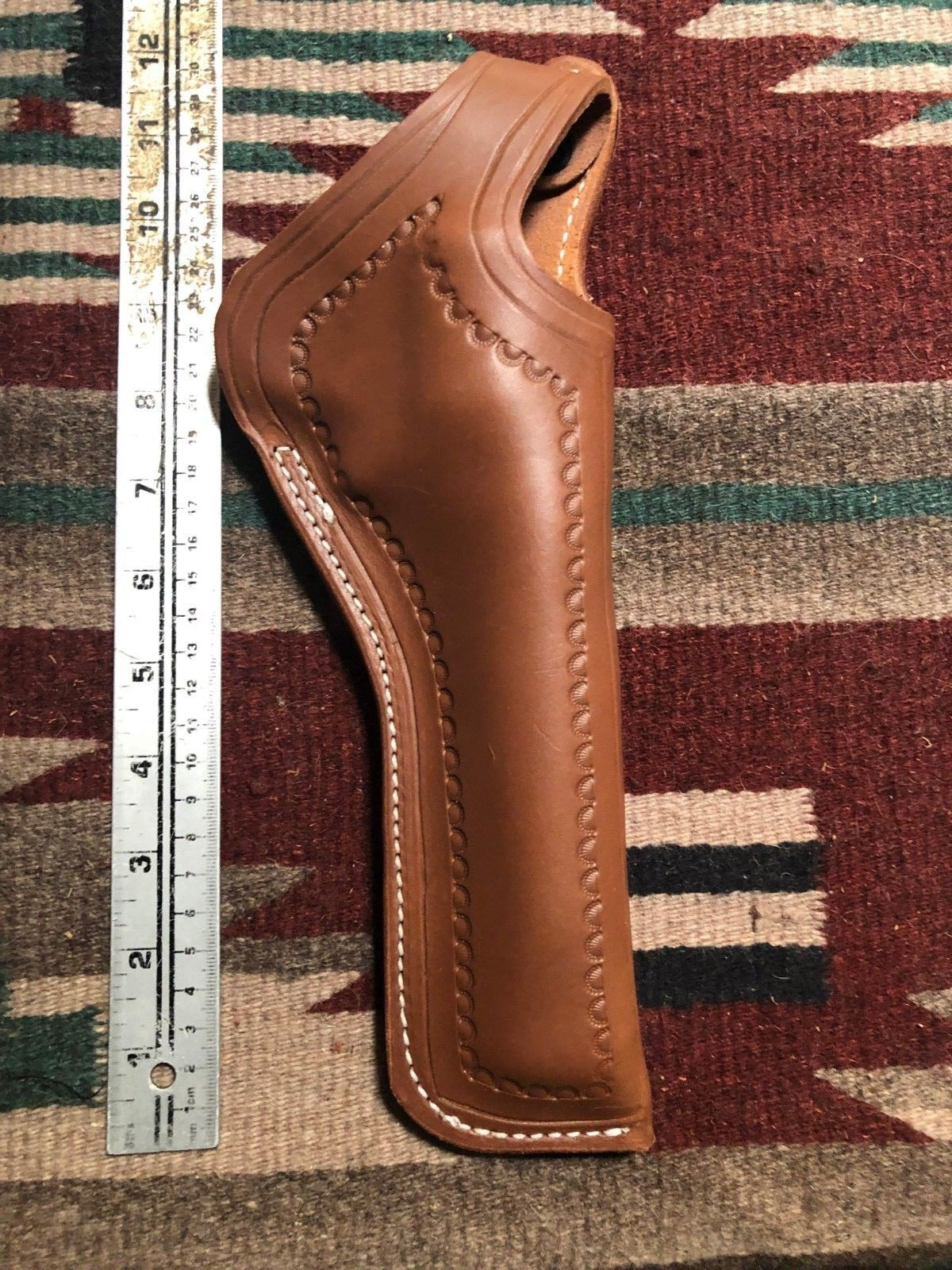 Two-Position Leather Cross Draw Holster for Smith & Wesson 6" Barrels