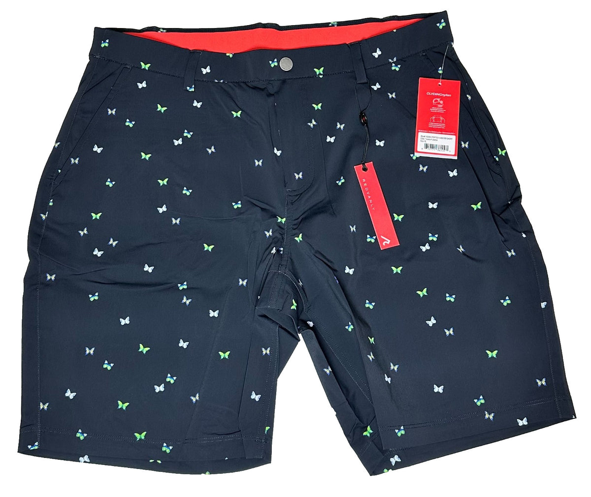 Redvanly Printed Hanover Short Tuxedo Pants - XL, 9 Inch Inseam