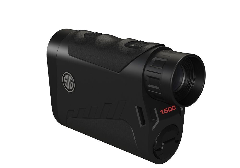 Laser Rangefinder 1500 Yards with Red LED Display for Hunting