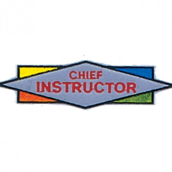 Martial Arts Instructor Patch 5.5 Inch Sew-On Badge - High Quality Embroidery