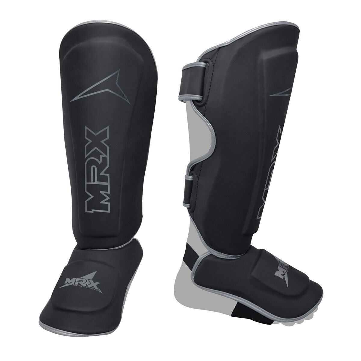 MMA Shin Guards with Extra Padding and Adjustable Straps for Boxing, Muay Thai, Kickboxing