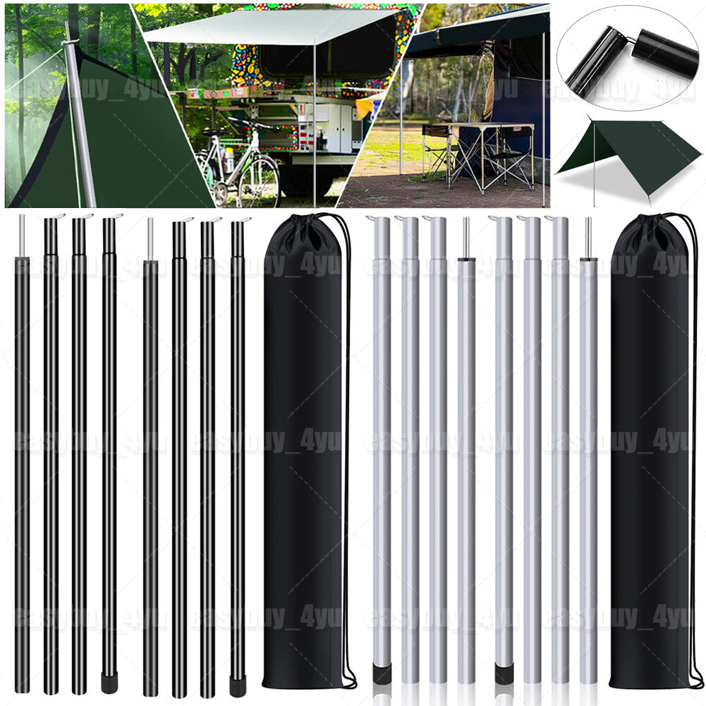 Adjustable Tent Poles Set - Telescopic Canopy Support for Camping & Hiking
