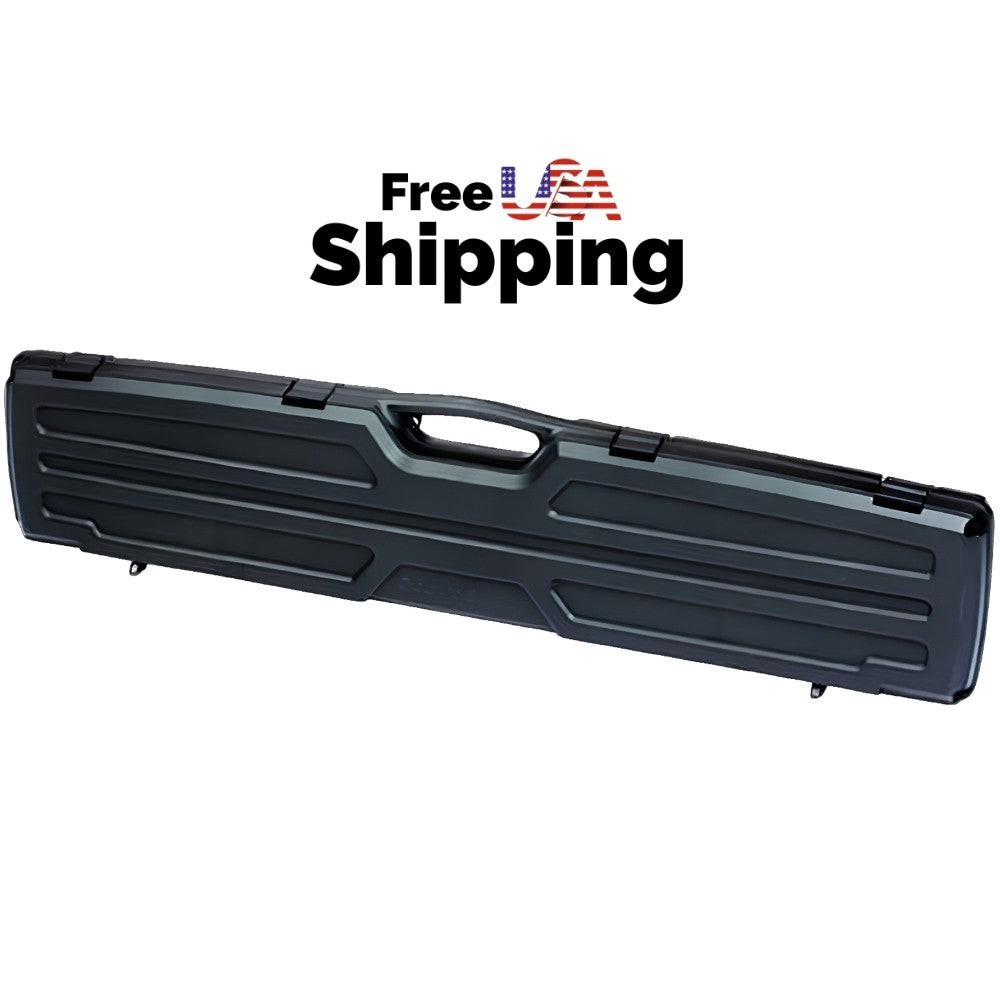 48-inch Hard Plastic Rifle Case with Foam Padding TSA Airline Approved Black