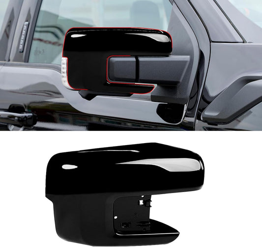 Ford F150 Right Side Mirror Cover Glossy Black Replacement 2021-2025