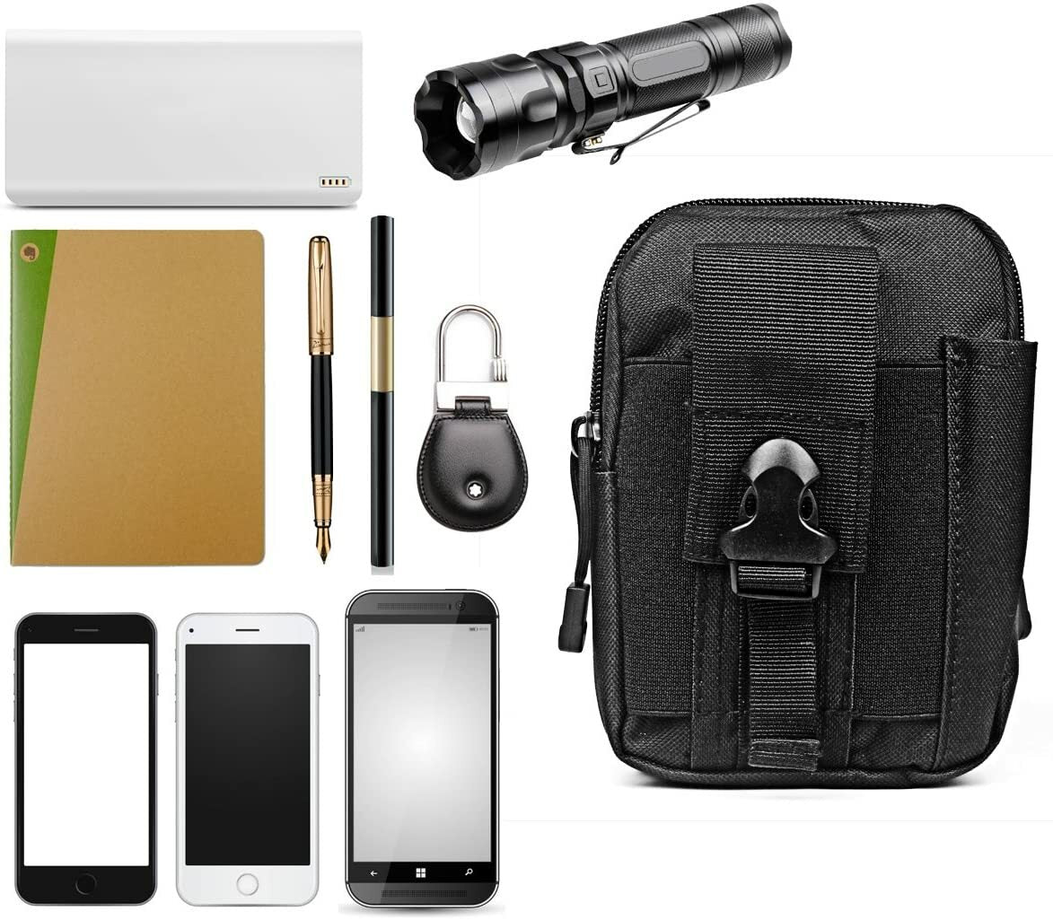 Tactical Molle Waist Pack Bag for Outdoor, Hiking & Military Use