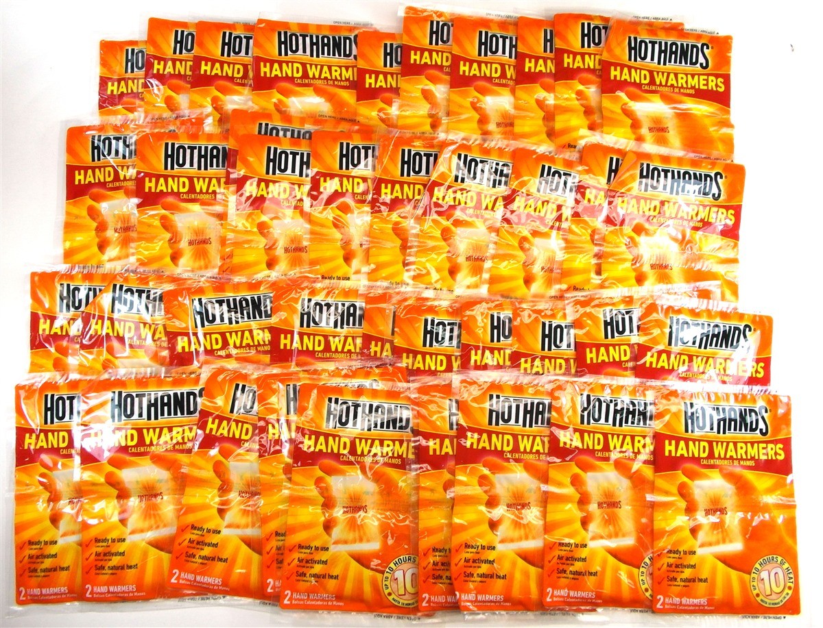 40 Pairs Hand Warmers - Odorless Air-Activated Heat for Cold Weather