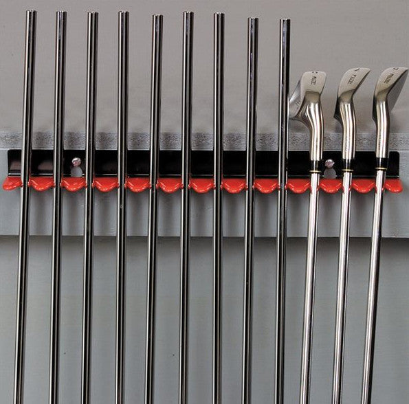 Golf Club Shaft Holder Bench Mount Drying Rack - 12 or 22 Shaft Capacity